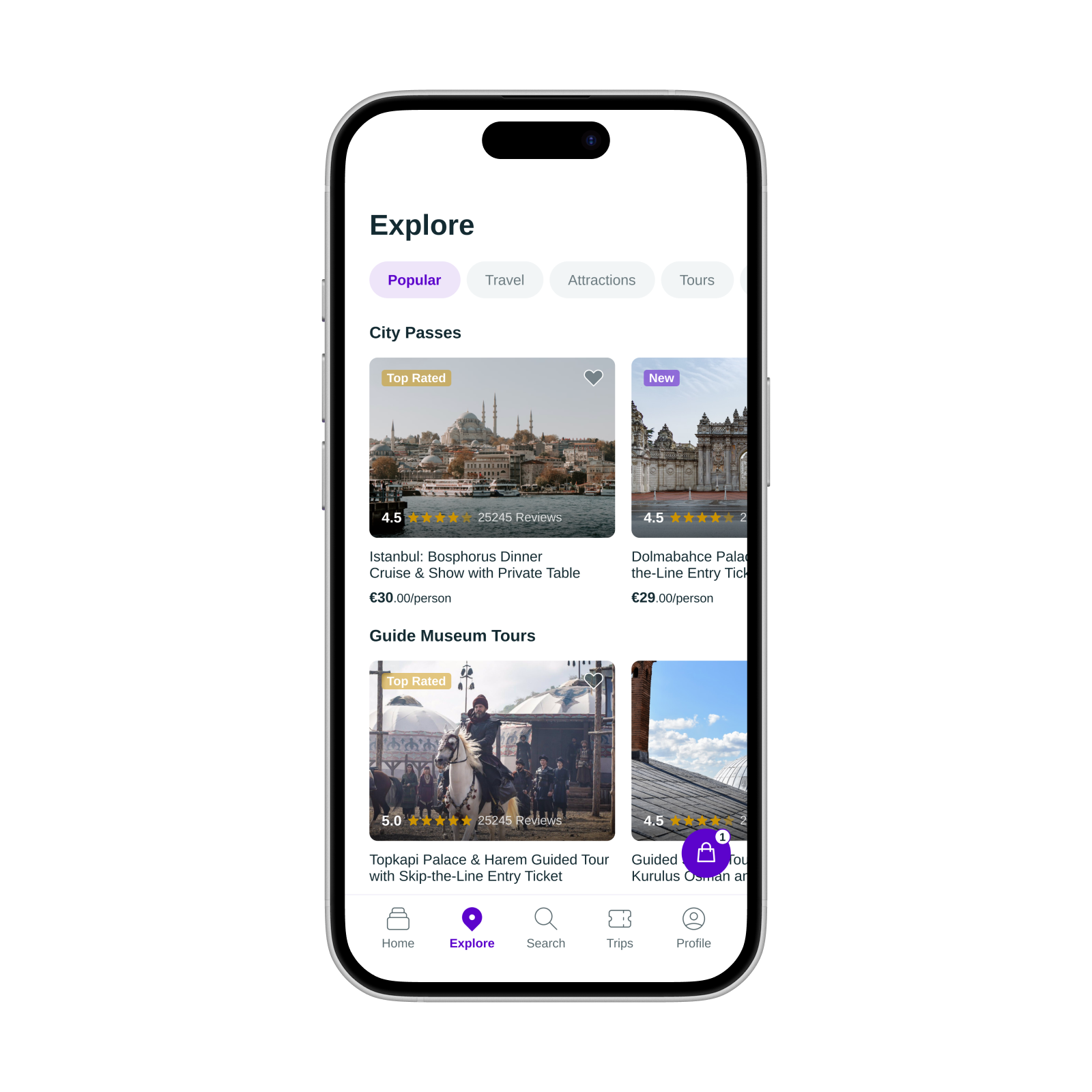 Istanbul.com product design