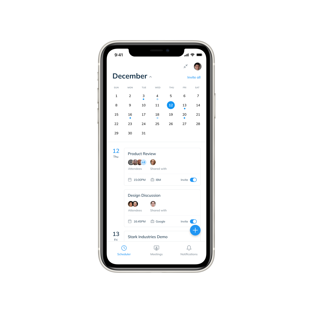 PatternAI scheduler — the cold first screen